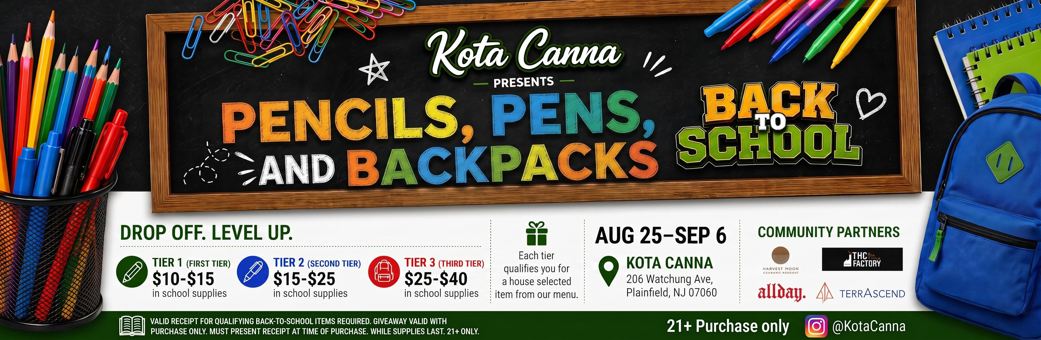 Back to school drive