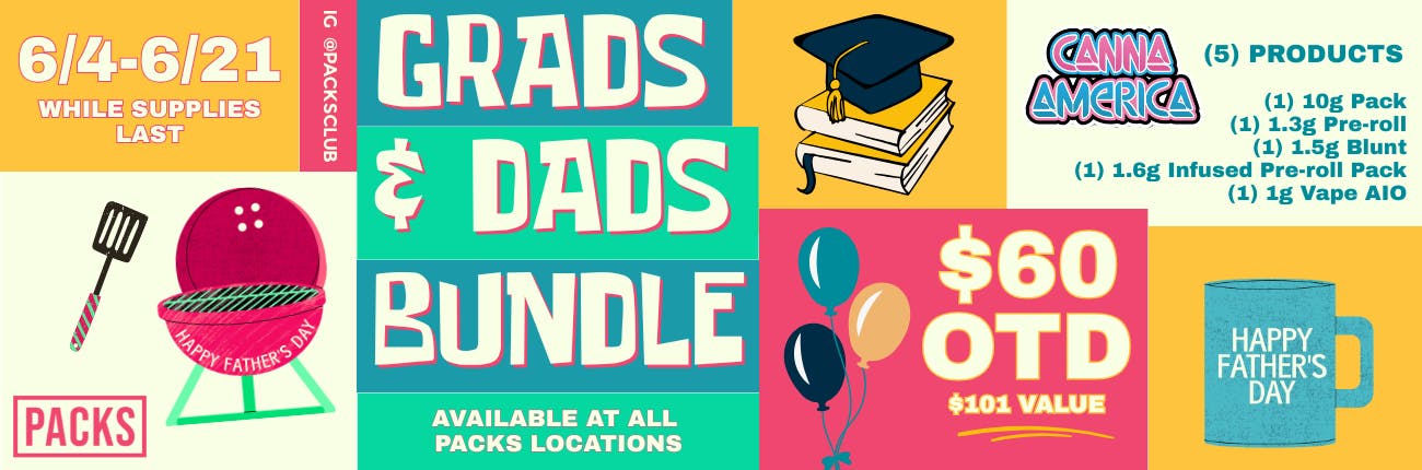 Grads and Dads Bundle - 5 pre selected items $60