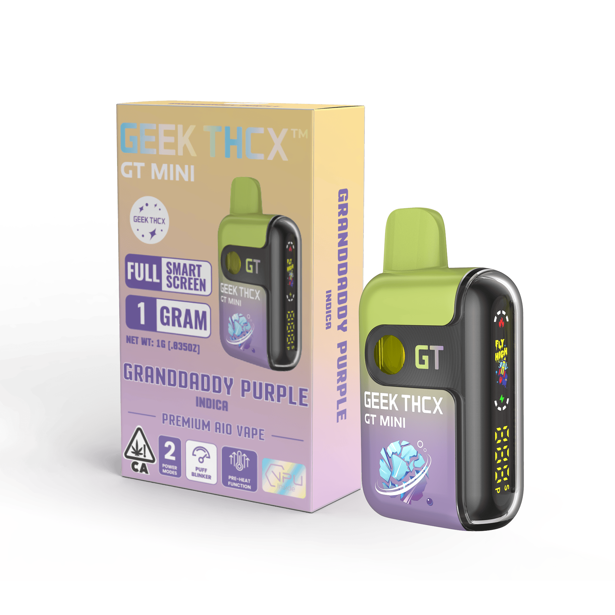 Geek THCX · All In One · 1g · Granddaddy Purple by GeekbarTHC