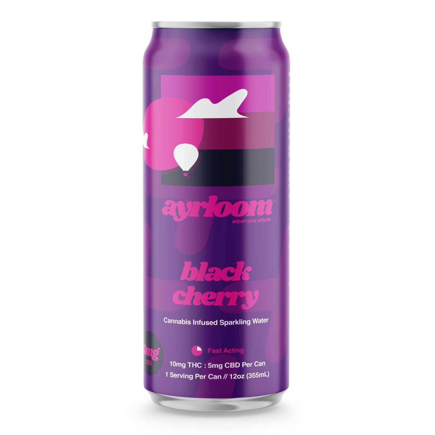 Seltzer · 10mg · Black Cherry 2:1 THC:CBD by ayrloom