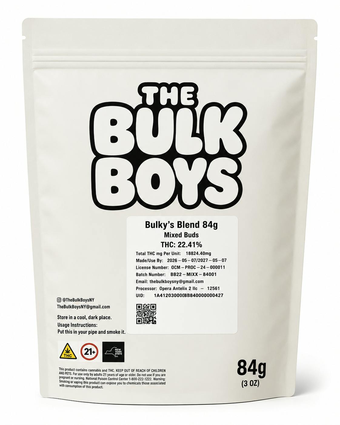 Mixed Buds · 84g · Bulky's Blend by The Bulk Boys
