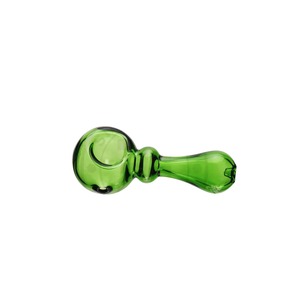 4.4 in. · Double Bubble Hand Pipe · Green by EG Glass