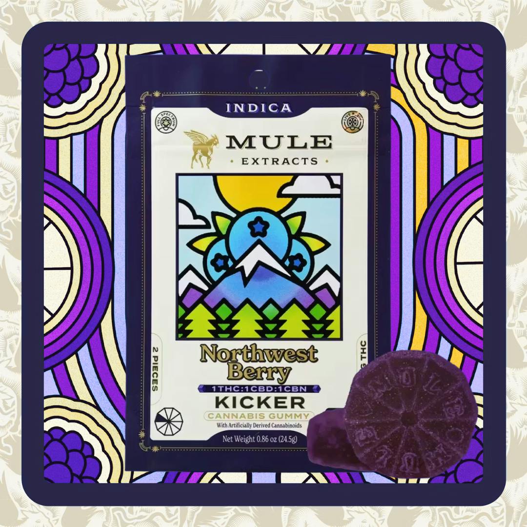 Northwest Berry - 2pc 100mg 1:1:1 THC:CBD:CBN