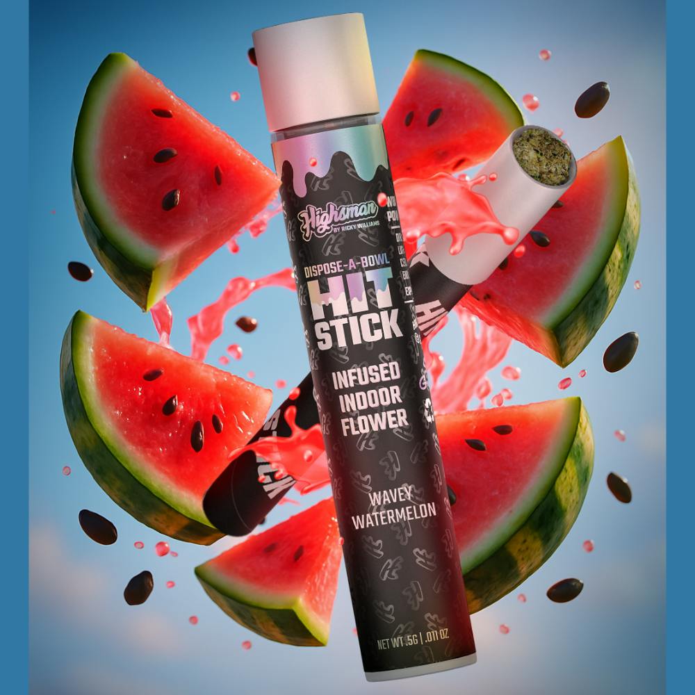 Hit Stick - Wavey Watermelon - 0.5g Infused Indoor Flower Disposable Bowl