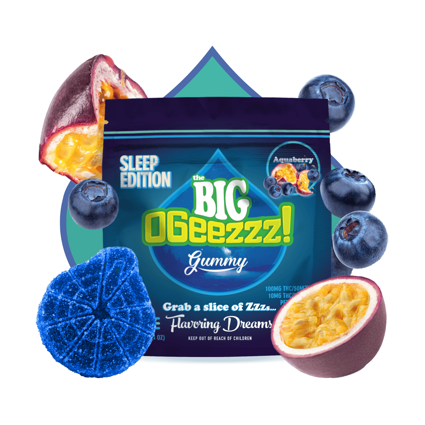 BIG Sleep Edition Aquaberry - 100 mg 2:1 CBN:THC