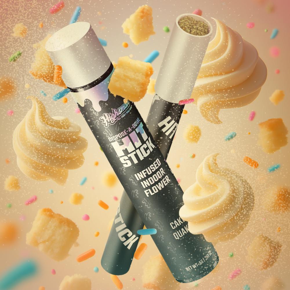 Hit Stick - Cake Quake - 0.5g Infused Indoor Flower Disposable Bowl