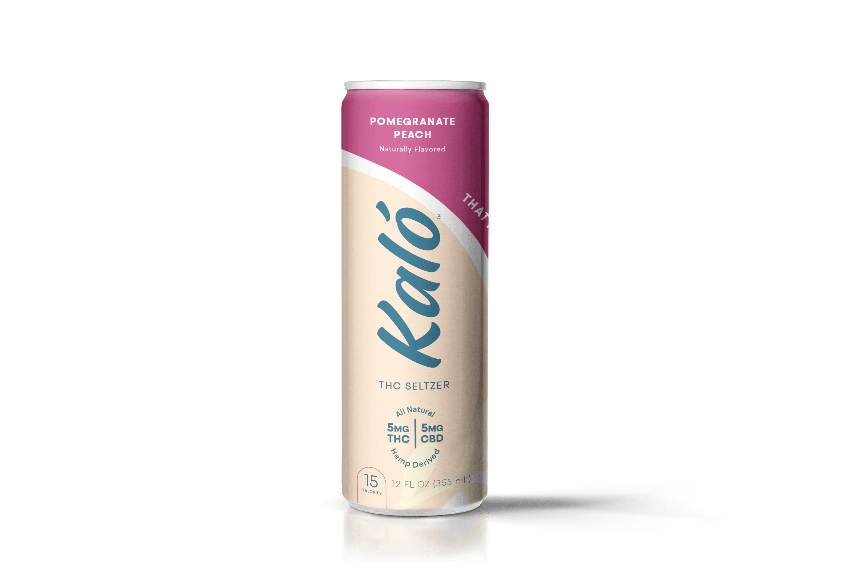 Pomegranate-Peach - 5mg THC 5mg CBD 12oz