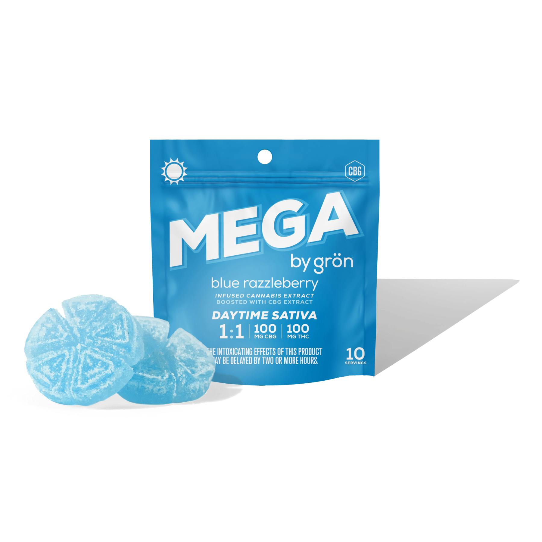 Blue Razzleberry MEGA 1:1 CBG/THC