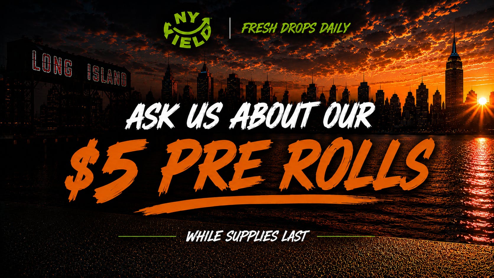 $5 pre rolls