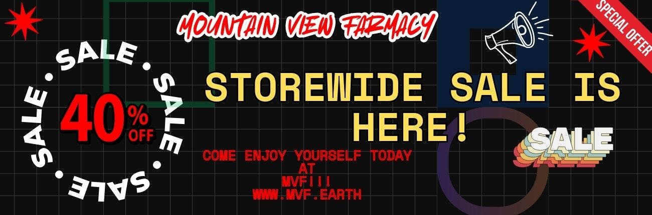 enjoy 40% off at Mountain View Farmacy