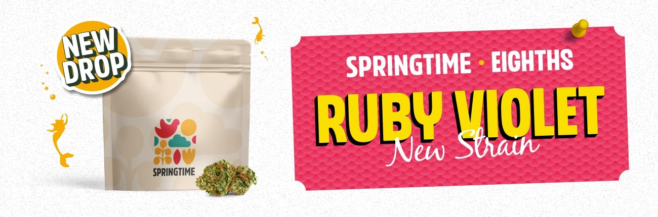 springtime new strain drop - Ruby Violet