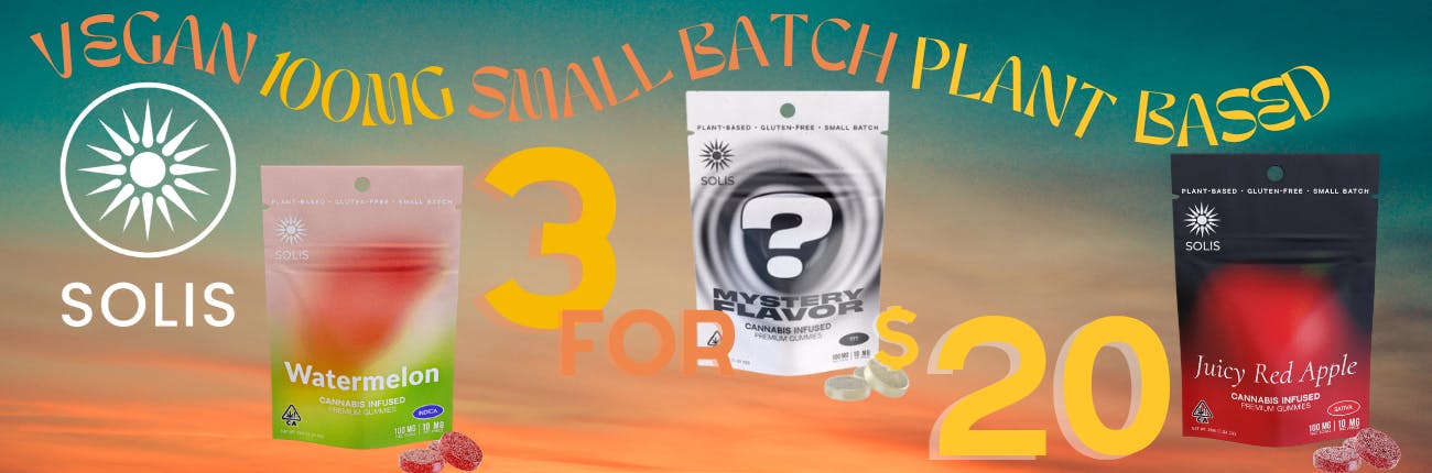 Solis Gummies 3 for $20