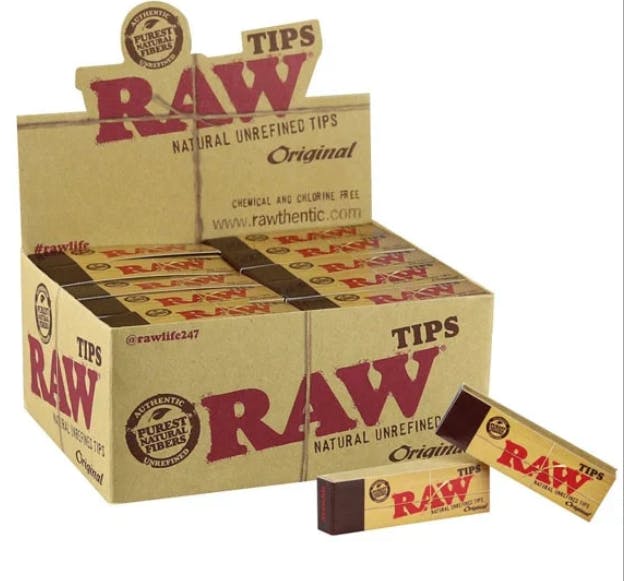 Raw | Flat book Tips | 50 Sheets