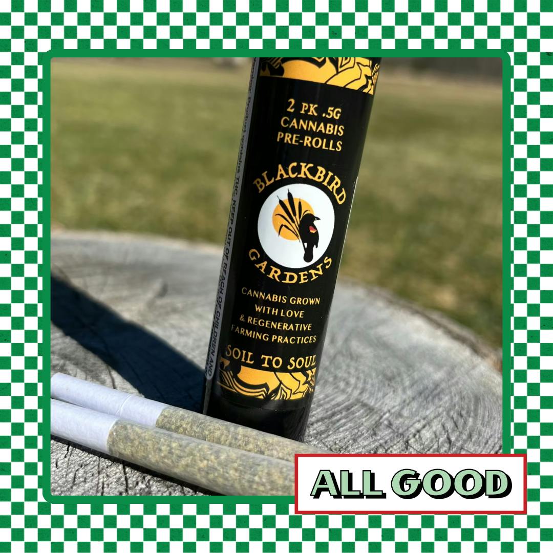 Blackbird Gardens | Galactic Guava | 2pk Preroll | Hybrid | 1g