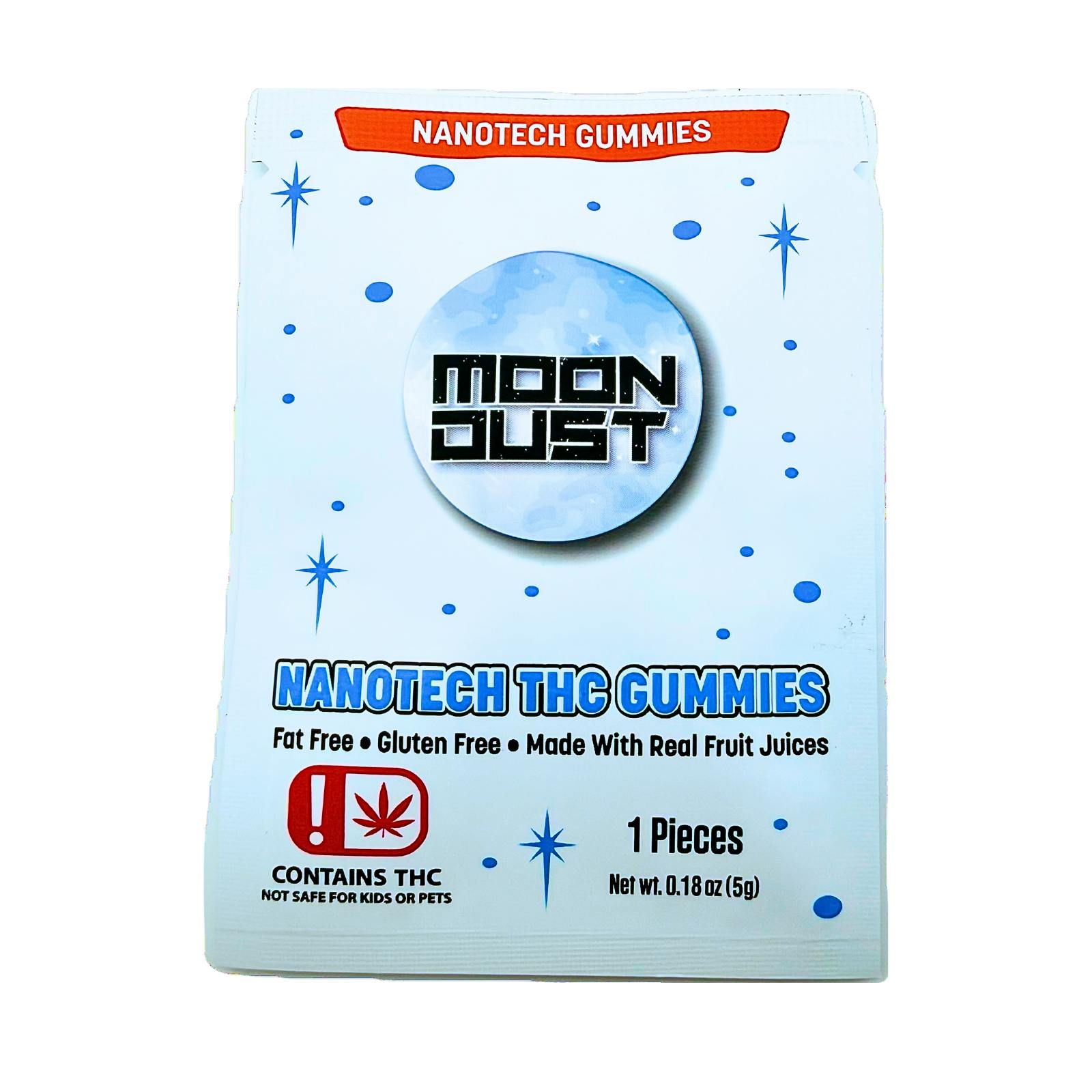Sour Watermelon Nano THC Single Gummy 50mg MDST (H)
