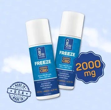 CBD Roll-On Freeze 2000mg CBDL