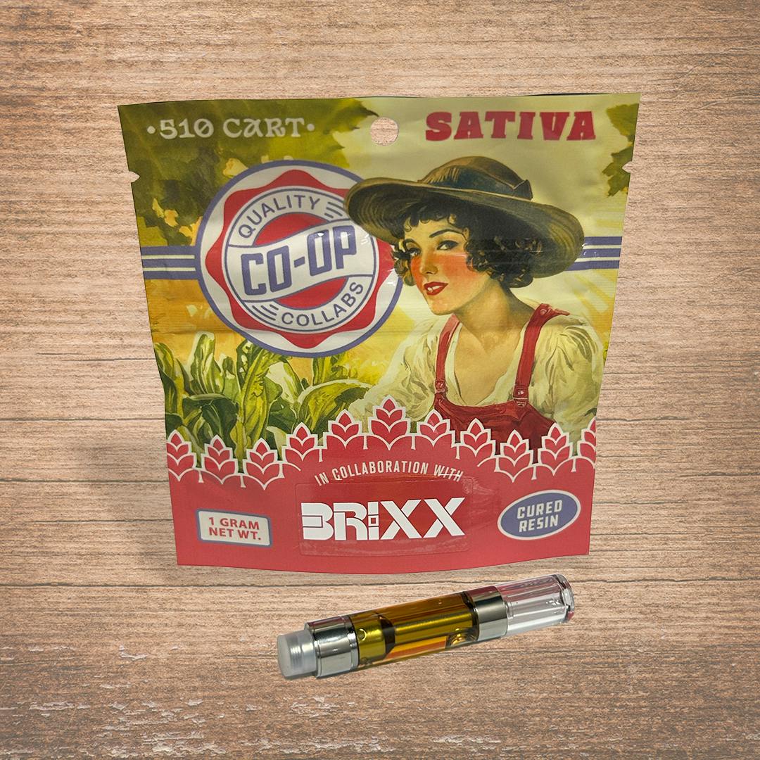 Co-Op x Brixx - Fruit Salad 1g Cured Resin Cart TRIBE (S)