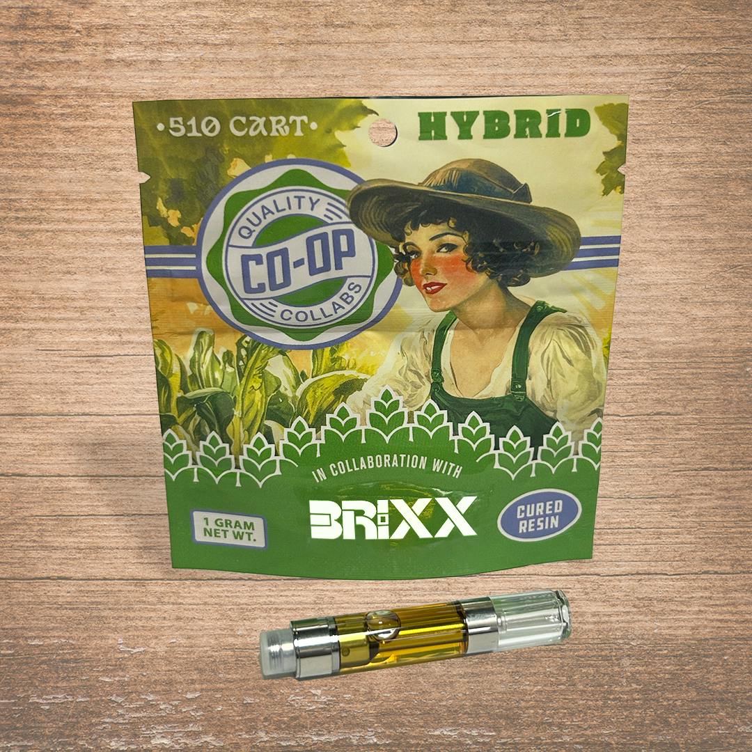 Co-Op x Brixx - Blue Guava 1g Cured Resin Cart TRIBE (H)