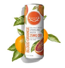 Blood Orange CBD Sparkling Water 50mg WYLD