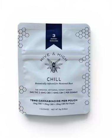 Hive & High | Chill – Nighttime | Gummies | 15mg