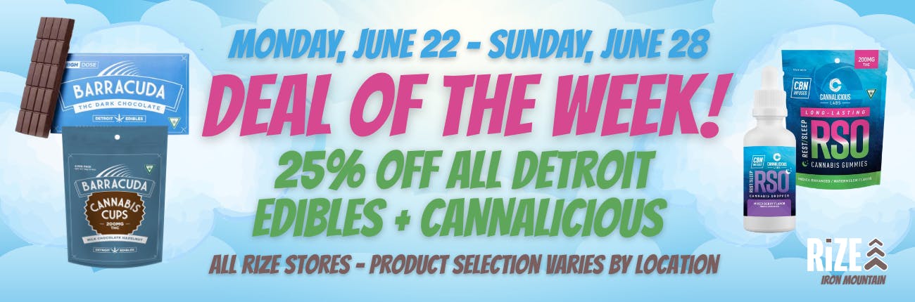 Cannalicious/DE Weekly thru June 28