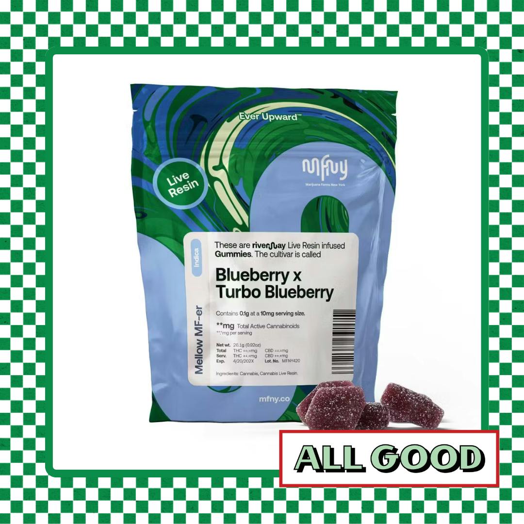 MFNY | Blueberry x Turbo Blueberry | Resin Gummies | 100mg