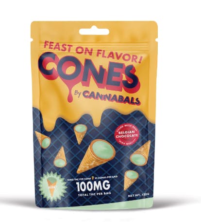 Cannabals | Mint Cones | Edibles | 100mg