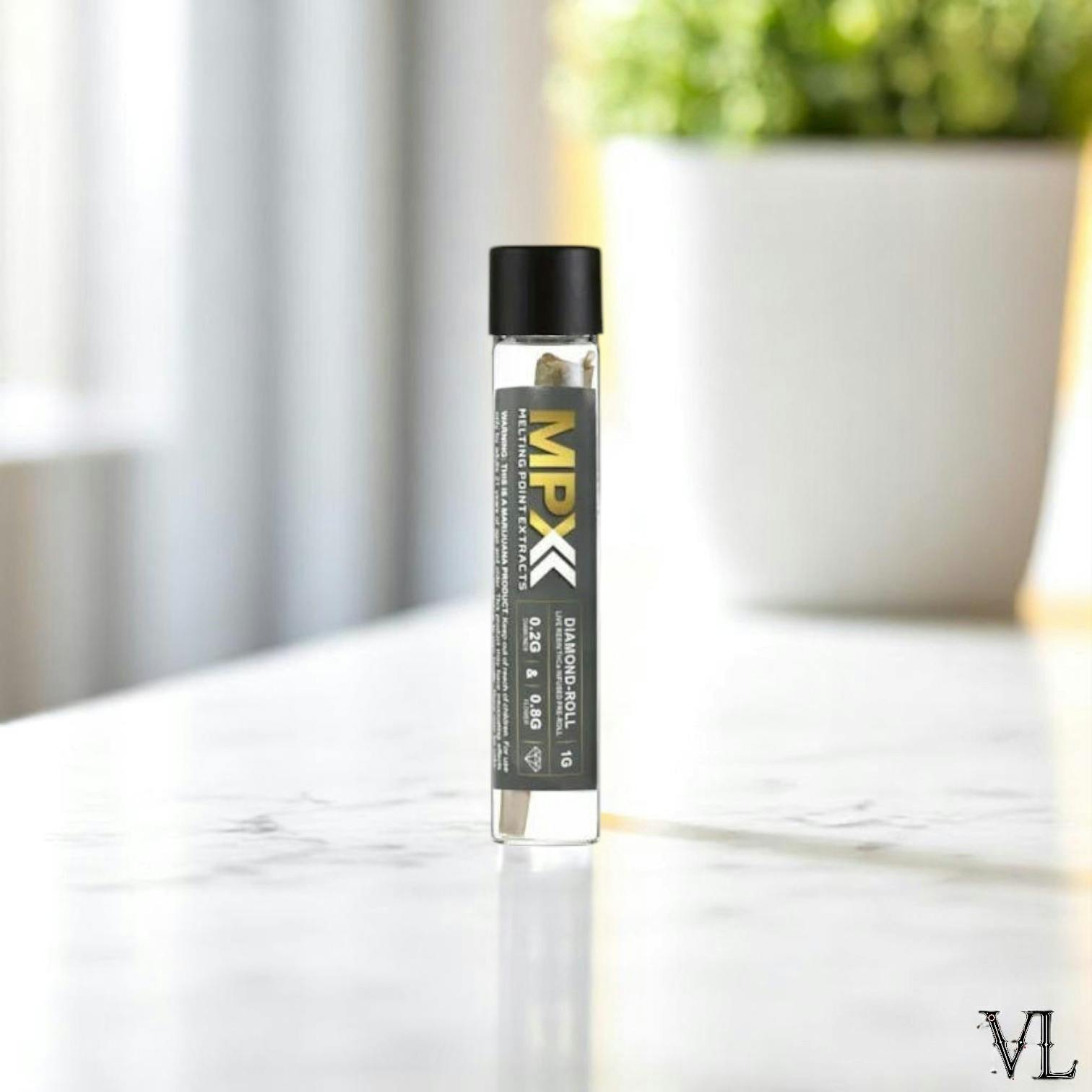 AJ'S SOUR DIESEL - DIAMOND ROLL - INFUSED SINGLE - PREROLL - 1 G