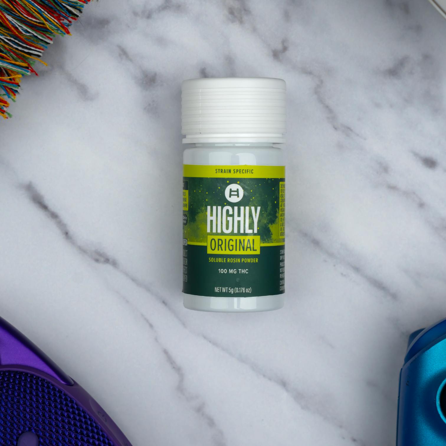 HIGHLY ORIGINAL - STRAWBERRY COTTON CANDY - SOLUBLE ROSIN POWDER - 100 Mg