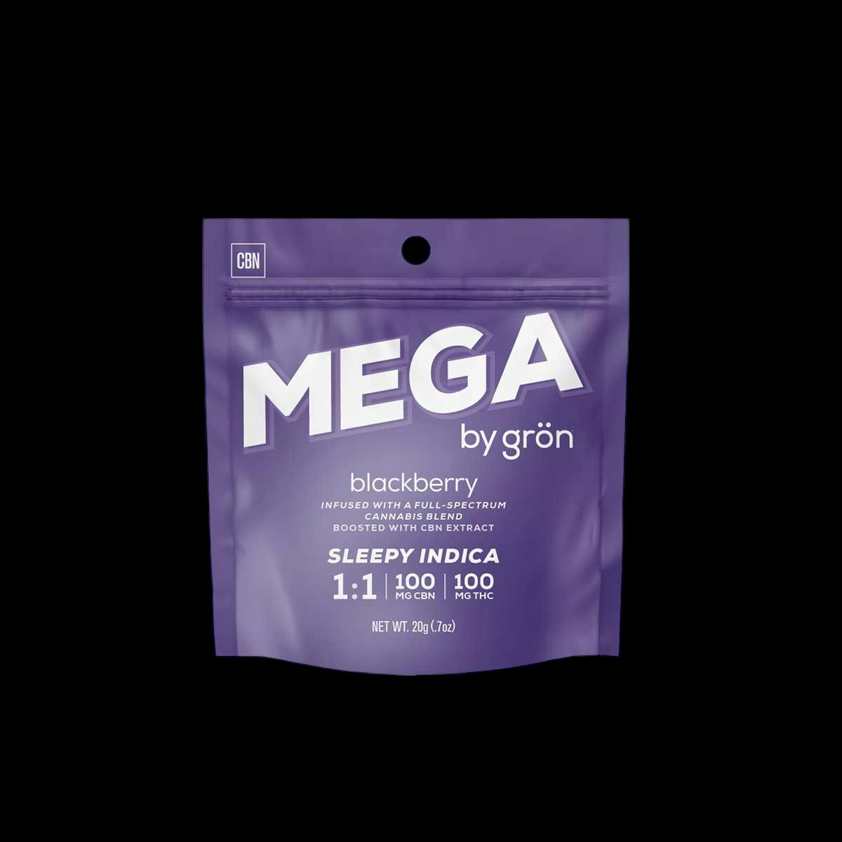 BLACKBERRY - 1:1 - MEGA - 100 MILLIGRAMS