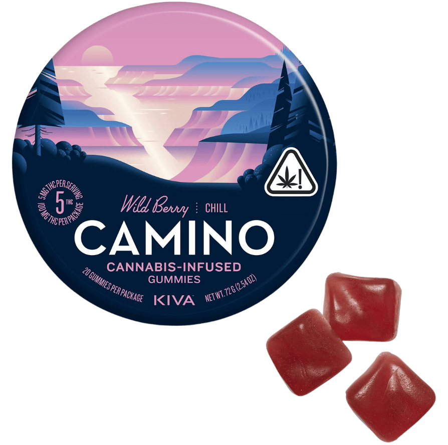 CAMINO | "CHILL" WILD BERRY GUMMIES - 100MG/20PK