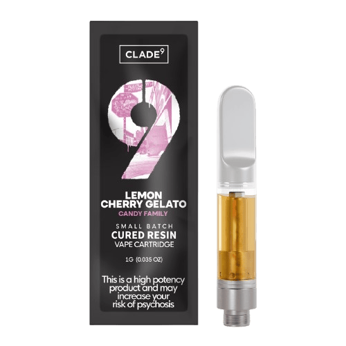 Cured Resin Lemon Cherry Gelato Cartridge