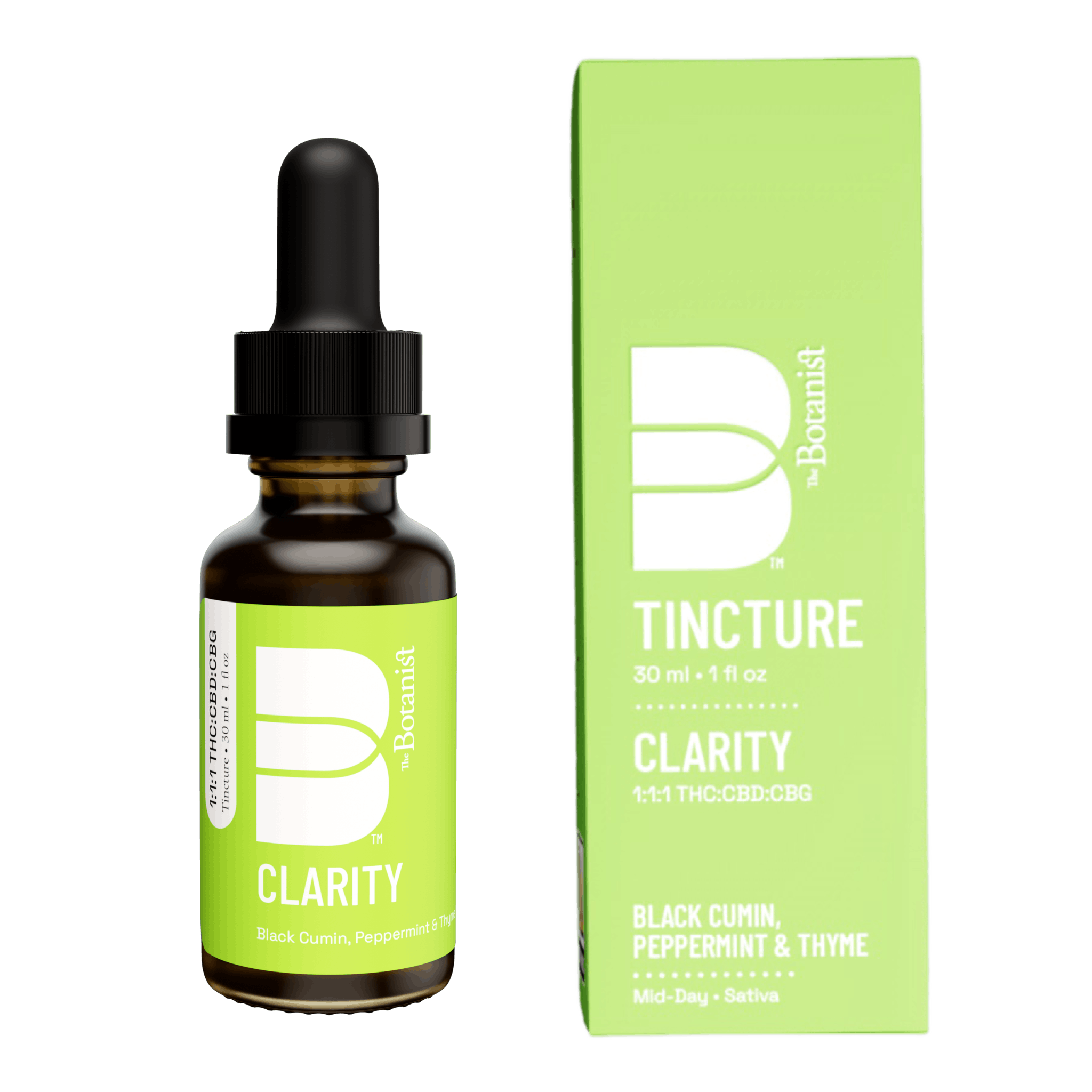 Botanist Clarity [1:1:1 THC:CBD:CBG] Tincture