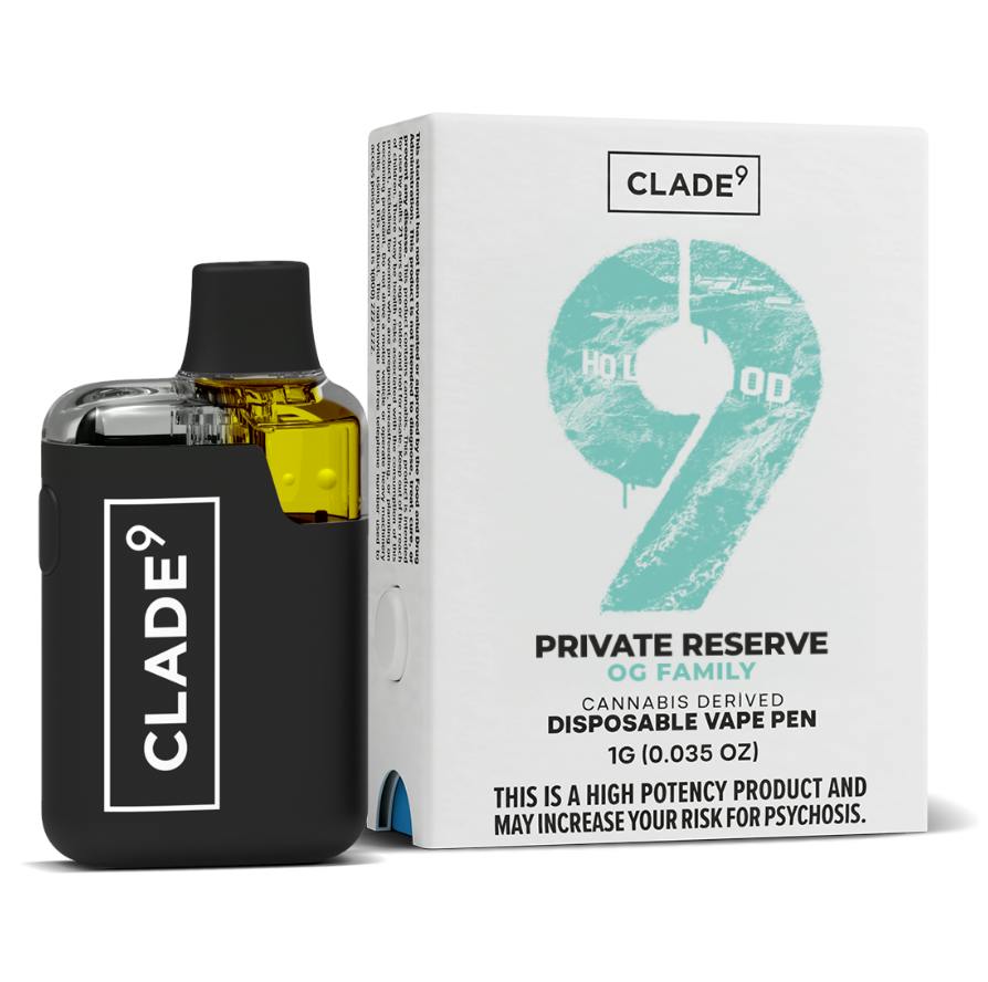 CLADE9 | PRIVATE RESERVE AIO DISPOSABLE - 1G - 1g | VAPORIZERS | CLADE9 ...