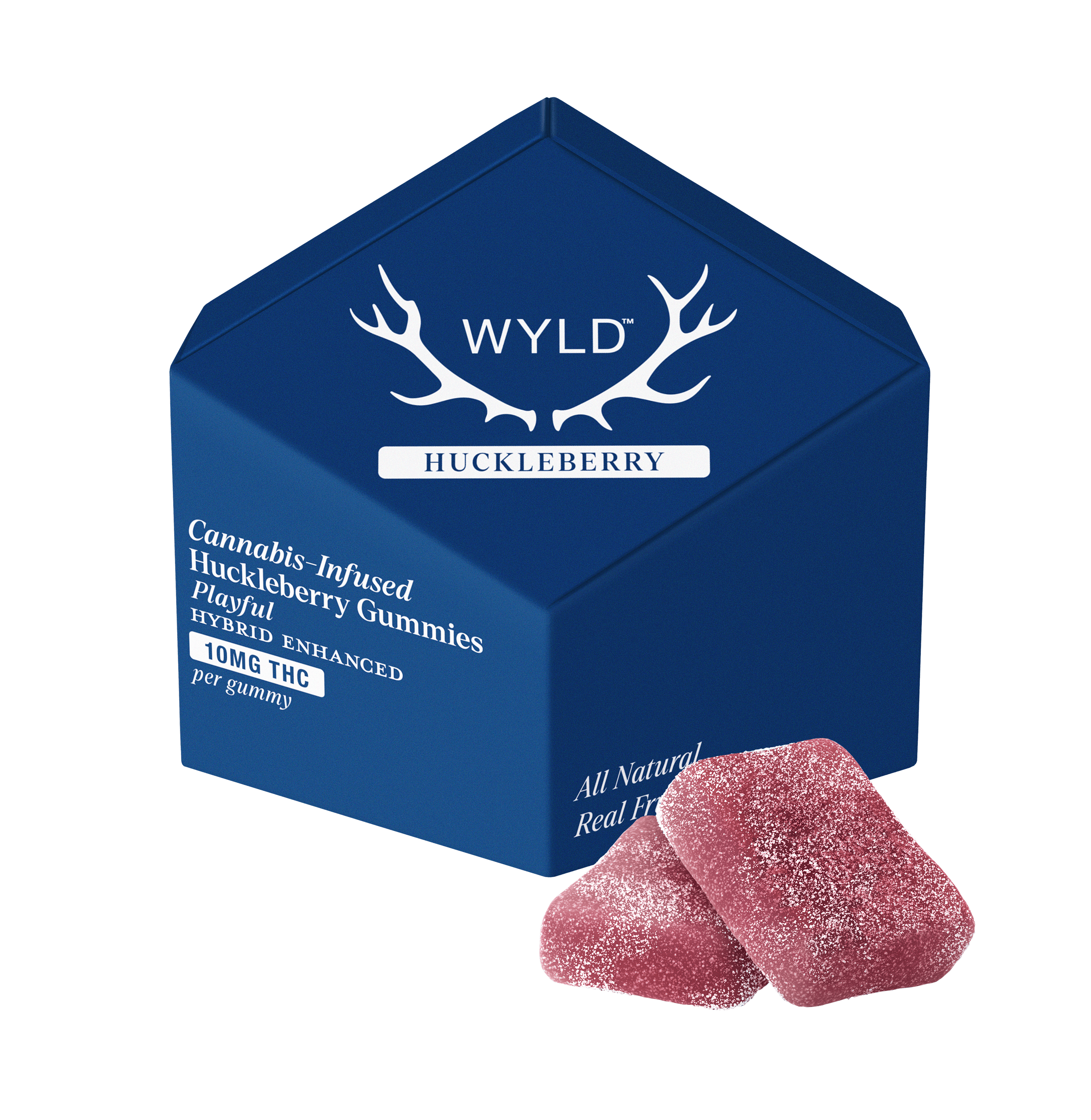 WYLD | HUCKLEBERRY HYBRID-ENHANCED GUMMIES - 100MG/10PK