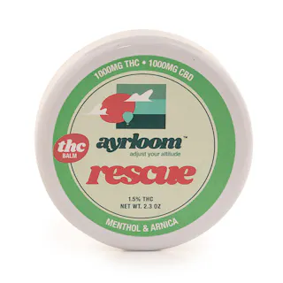 Ayrloom - Rescue 1:1 THC:CBD - Balm - 1000mg