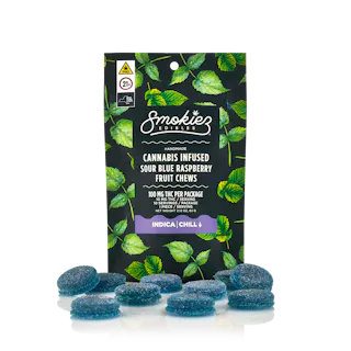 Smokiez - Sour Blue Raspberry - 10pk - 100mg