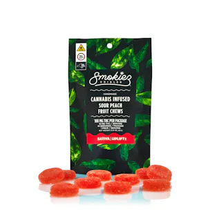 Smokiez - Sour Peach - 10pk - 100mg