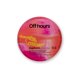 Off Hours - Euphoric 10:4 THC:CBG - Watermelon Lemonade - 10pk - 100mg