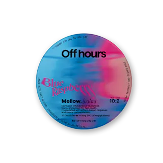 Off Hours - Mellow 10:2 THC:CBD - Blue-Raspberry - 10pk - 100mg
