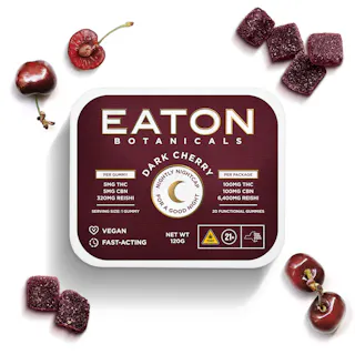 Eaton Botanicals - Dark Cherry Nightly Nightcap - 1:1 THC:CBN - 20pk - 100mg
