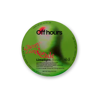 Off Hours - Limelight 5:1 THC:CBG - Cherry Limeade - 10pk - 100mg