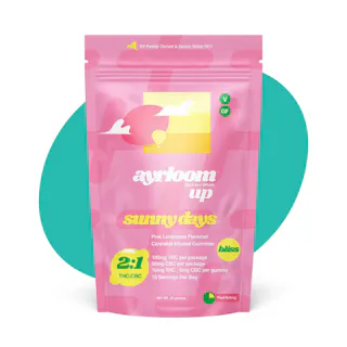 Ayrloom - Sunny Days UP 2:1 THC:CBC - Pink Lemonade - 10pk - 100mg