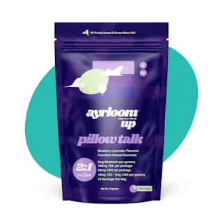 Ayrloom - Pillow Talk Up 2:1 THC:CBN - Blueberry Lavender - 10pk - 100mg