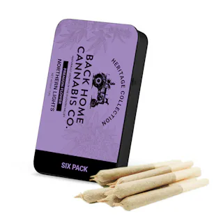 Back Home Cannabis Co - Northern Lights - 6pk - .5g