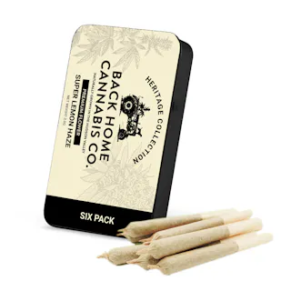 Back Home Cannabis Co - Super Lemon Haze - 6pk - .5g