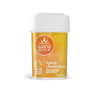 Wana - Quick Limoncello Hybrid - Kosher Gummies - 10pk - 100mg