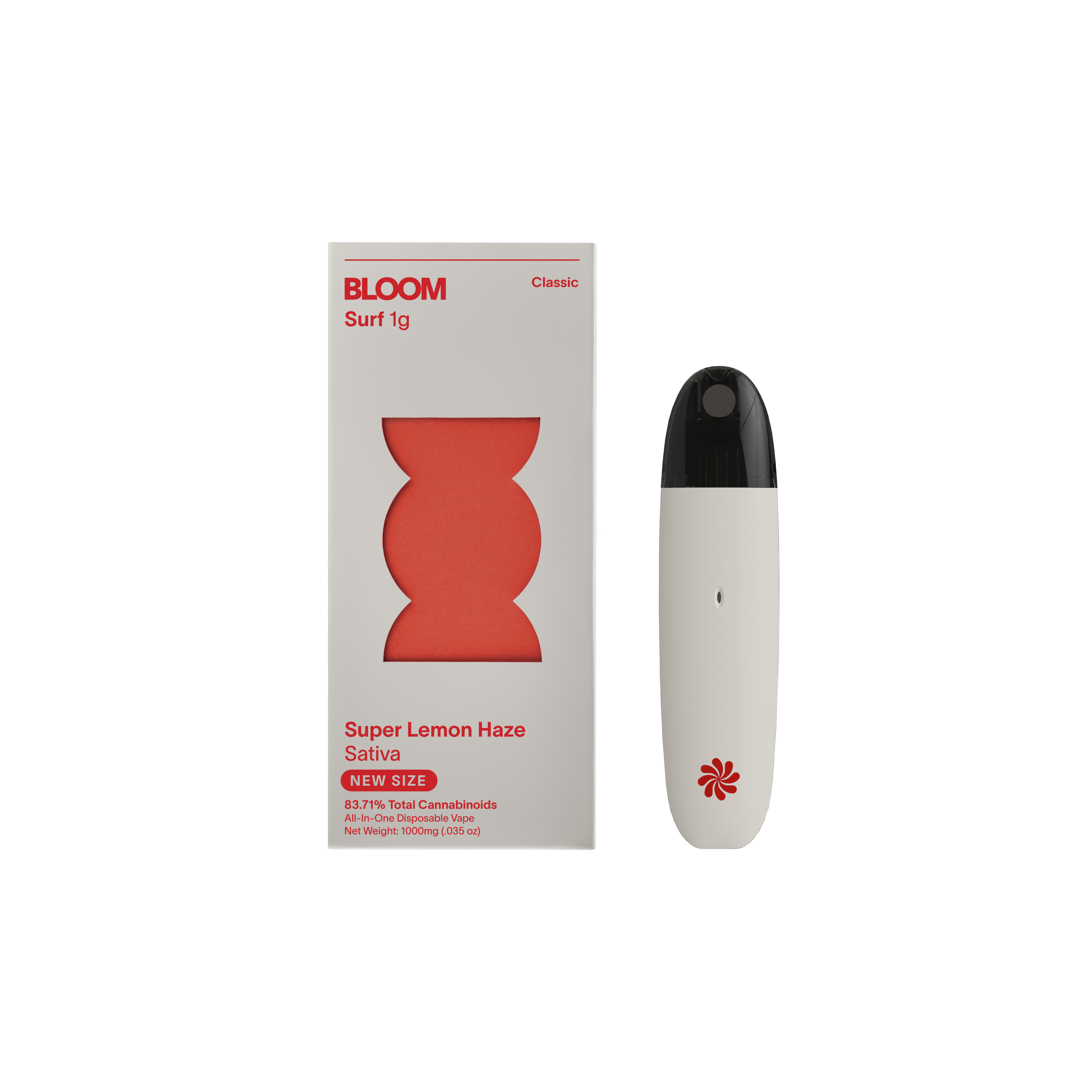 Bloom - Super Lemon Haze - Classic Surf Disposable Vape - 1g - 1g