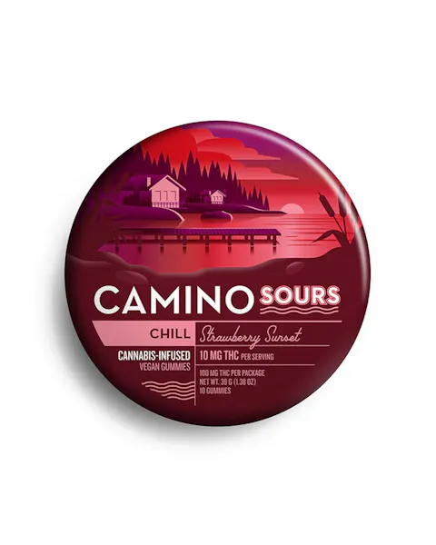 Camino - Sour Strawberry Sunset (Chill) - 10pk - 100mg