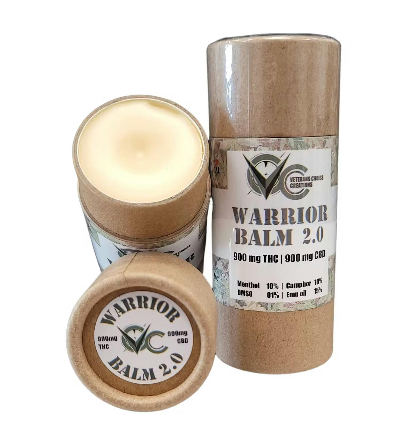 Veterans Choice Creations - Warrior Balm 2.0 1:1 THC:CBD - 900mg